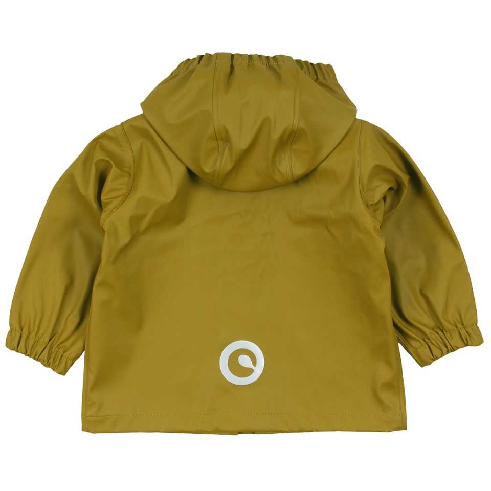 Set de ploaie: geacă și pantaloni tip salopetă pesto