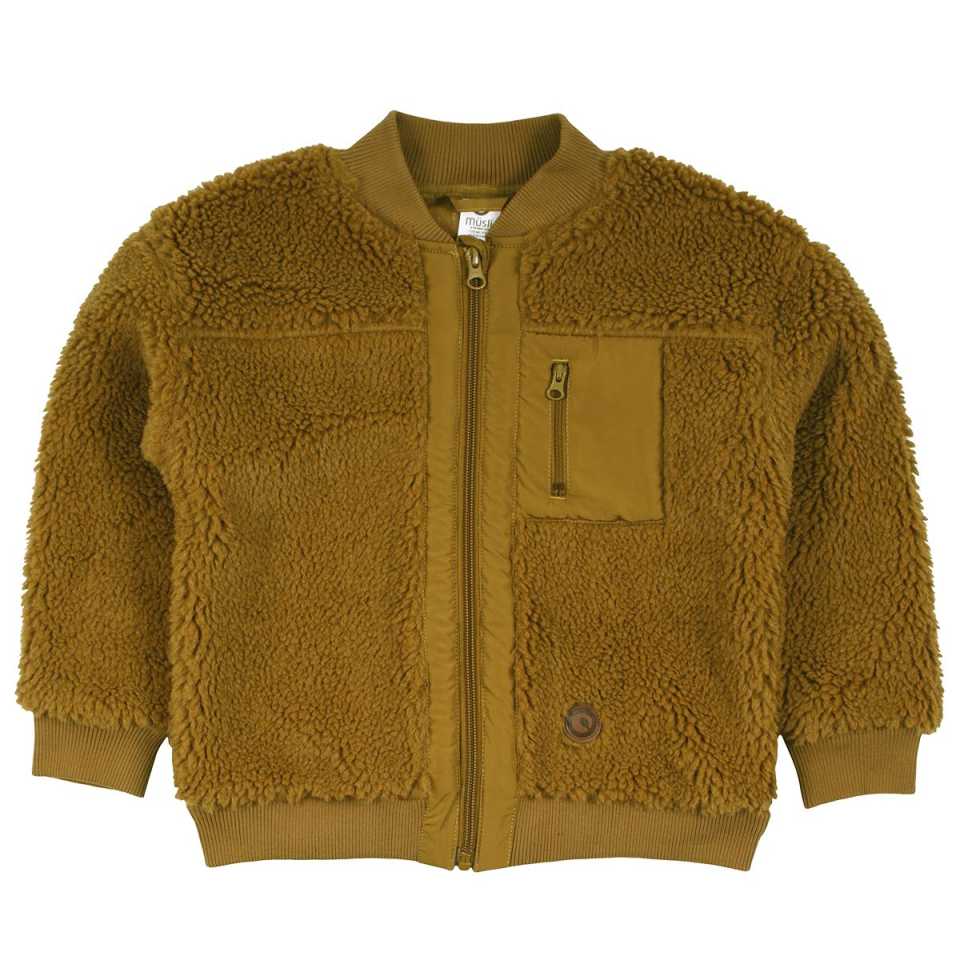 Jacheta fleece pesto