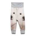 Pantaloni din bumbac organic cu imprimeu urși