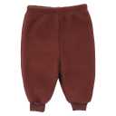 Pantaloni fleece fudge 100% lână organică