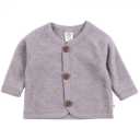 Jachetă gri din lână fleece