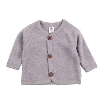 Jachetă gri din lână fleece