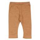 Colanți maro din lână organică și mătase