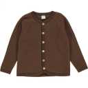 Jachetă maro din lână fleece