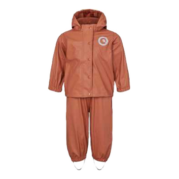 Set de ploaie amber format din geacă și pantaloni