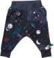 Pantaloni bleumarin cu imprimeu spațial