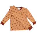 Pijama maro cu imprimeu ghinde