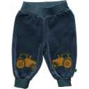 Pantaloni comozi din catifea cu imprimeu tractotașe