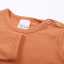 Bluză Alfa portocaliu (sienna) din bumbac organic pentru bebeluși