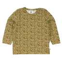 Bluziță pesto cu imprimeu floral mic pentru bebeluși