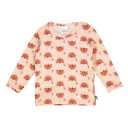 Bluziță cu imprimeu păuni pentru bebeluși