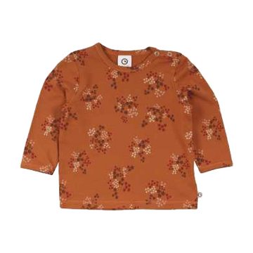 Bluză portocalie Flora pentru bebeluși