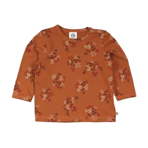 Bluză portocalie Flora pentru bebeluși