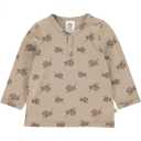 Bluză bej cu imprimeu cățel de jucărie pentru bebeluși