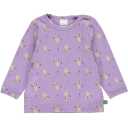 Bluză mov cu imprimeu iepurași pentru bebeluși