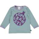 Bluză albastră cu imprimeu mare rodie pentru bebeluși