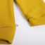 Bluză groasă galben muștar din bumbac organic
