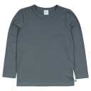 Bluză Alfa albastră (stormy blue) din bumbac organic