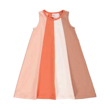 Rochie Alfa curcubeu roz