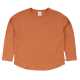 Bluză Alfa oversize portocalie din bumbac organic