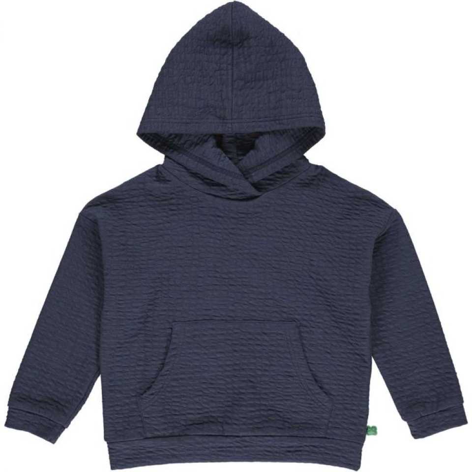 Hanorac Jacquard bleumarin din bumbac organic, pentru copii