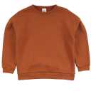 Bluză groasă portocalie din bumbac organic