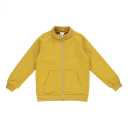 Hanorac galben cu fermoar pentru copii