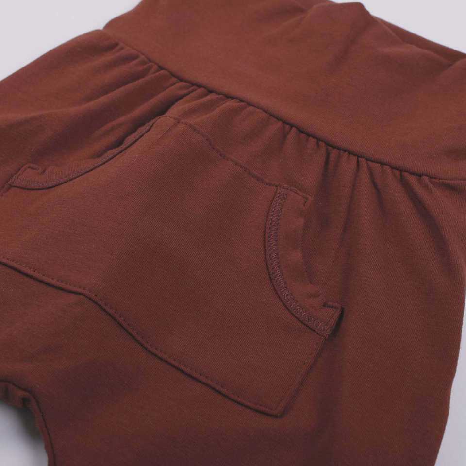Pantaloni Cozy me cu buzunare, maro (fudge)