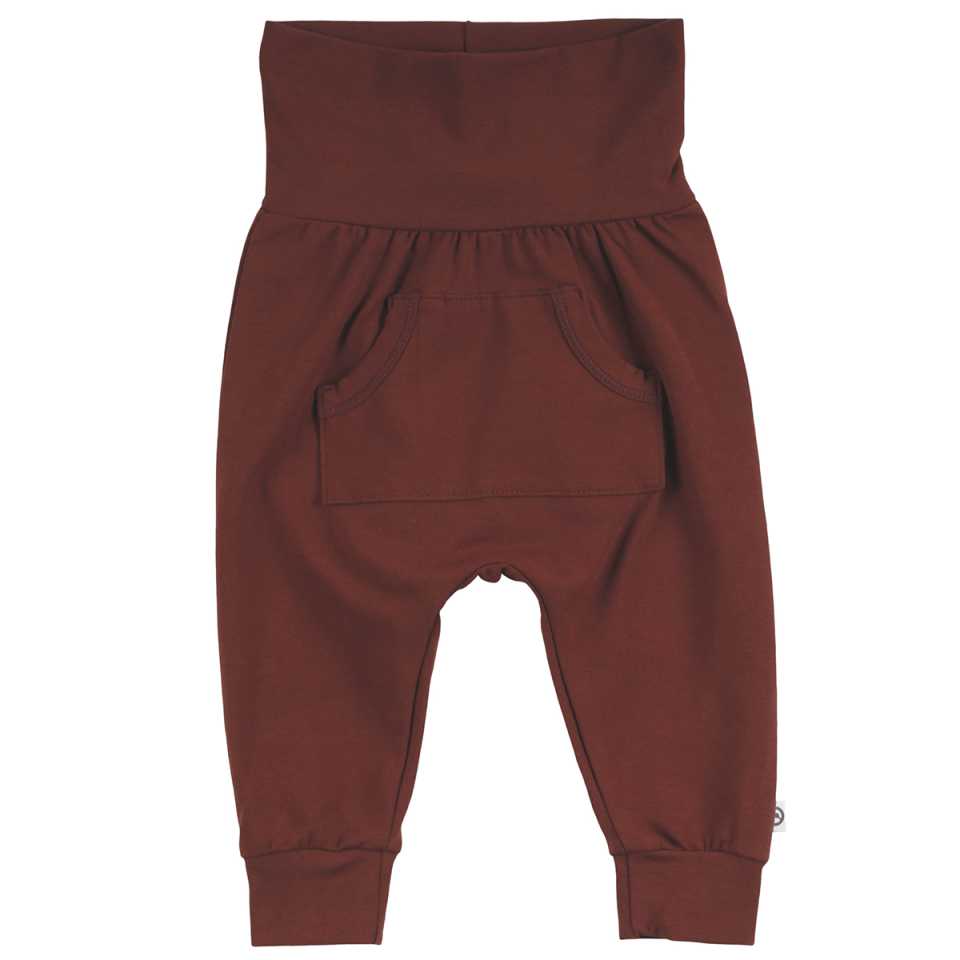 Pantaloni Cozy me cu buzunare, maro (fudge)