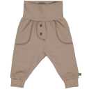 Pantaloni confortabili, bej, cu nasturi