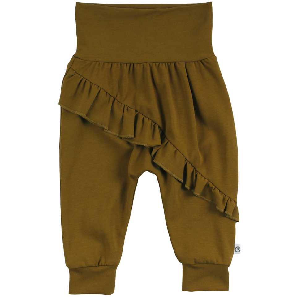 Pantaloni pesto, confortabili, cu volănaș adorabil