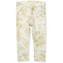 Colanți din bumbac organic cu imprimeu vegetal