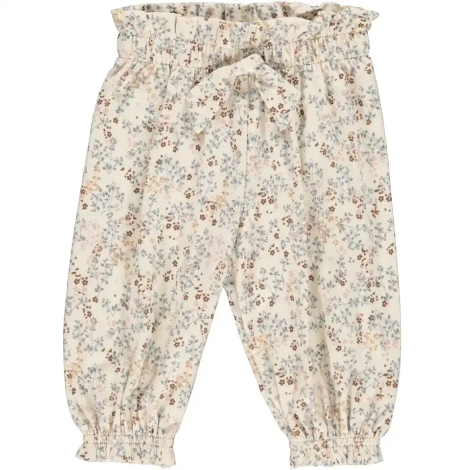 Pantaloni cu imprimeu floral, mic, pentru bebeluși