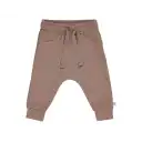 Pantaloni maro, confortabili cu buzunare aparente, pentru bebeluși