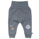 Pantaloni groși cu imprimeu spațial pentru bebeluși