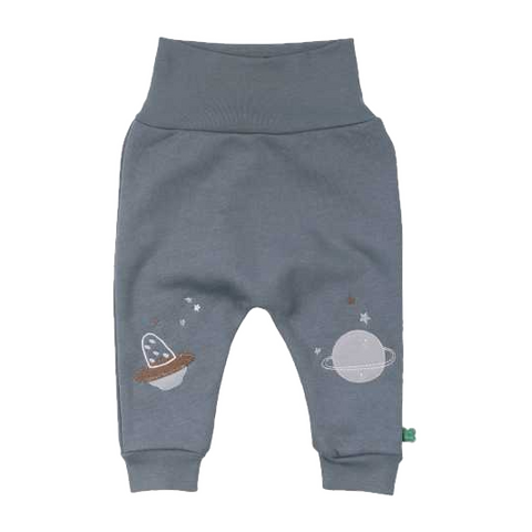 Pantaloni groși cu imprimeu spațial pentru bebeluși