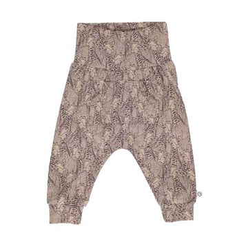 Pantaloni confortabili cu imprimeu girafe, pentru bebeluși
