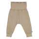 Pantaloni Cozy Me bej (seed) din bumbac organic