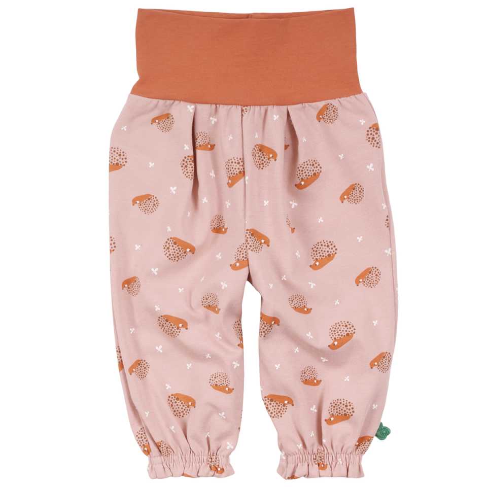 Pantaloni voluminoși cu imprimeu arici pentru bebeluși