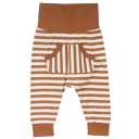 Pantaloni moi cu dungi și buzunar pentru bebe