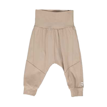 Pantaloni bej (seed) cu croială lejeră