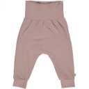 Pantaloni Cozy Me sparrow din bumbac organic
