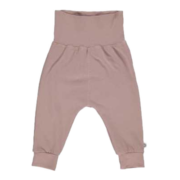 Pantaloni Cozy Me sparrow din bumbac organic