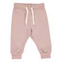 Pantaloni de trening roz pal pentru bebeluși, din bumbac organic