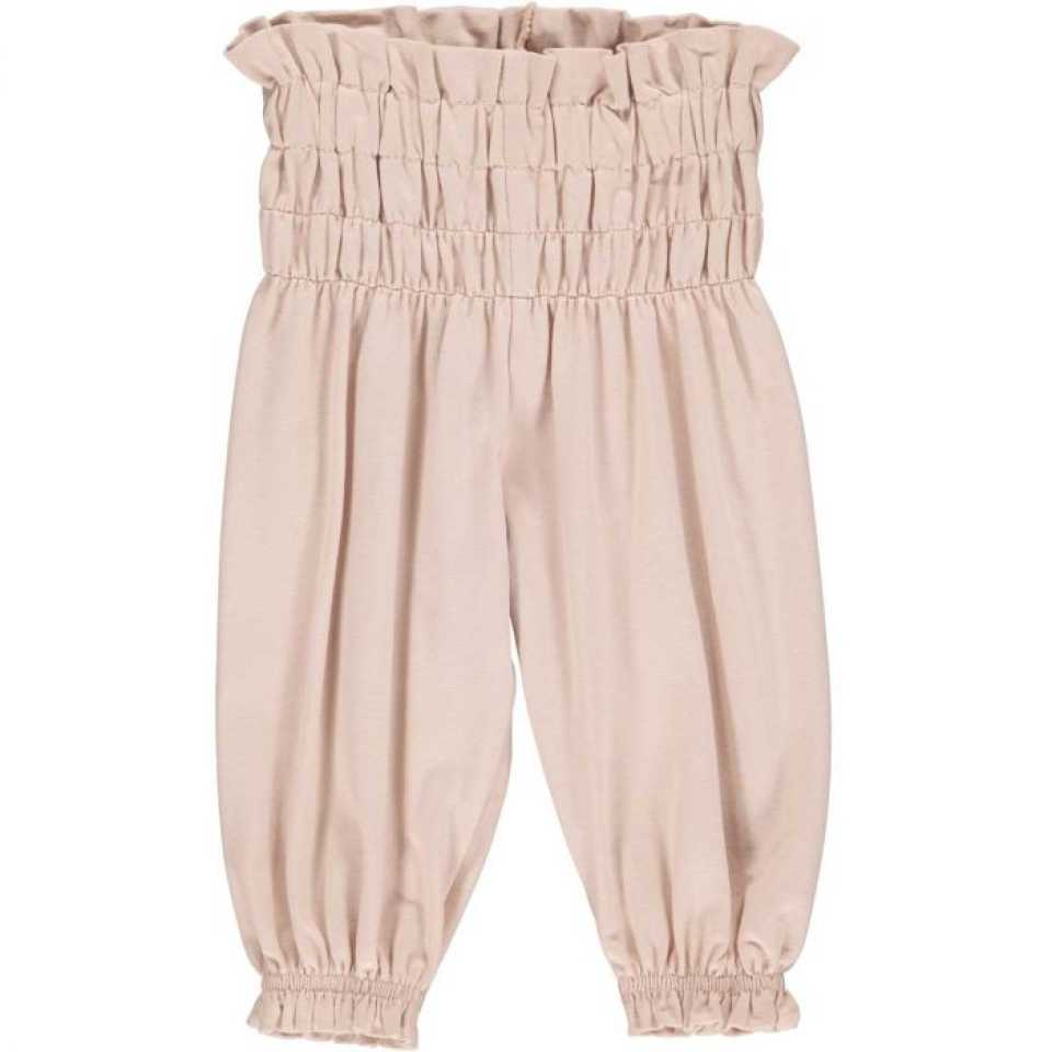 Pantaloni roz (comfy) cu talie înaltă pentru bebeluși