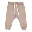 Pantaloni de trening bej pentru copii, din bumbac organic