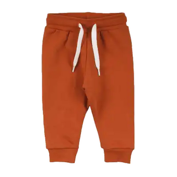 Pantaloni de trening portocalii (bombay) pentru copii, din bumbac organic