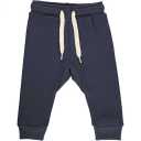 Pantaloni de trening albastru închis pentru copii, din bumbac organic