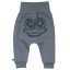 Pantaloni de trening gri-albastru, pentru bebeluși, din bumbac organic
