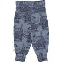 Pantaloni Mini me bleumarin cu imprimeu, pentru bebeluși